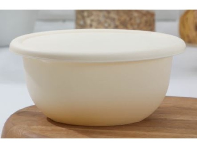 Миска Modena 1,2л с крышкой (светло-бежевый)